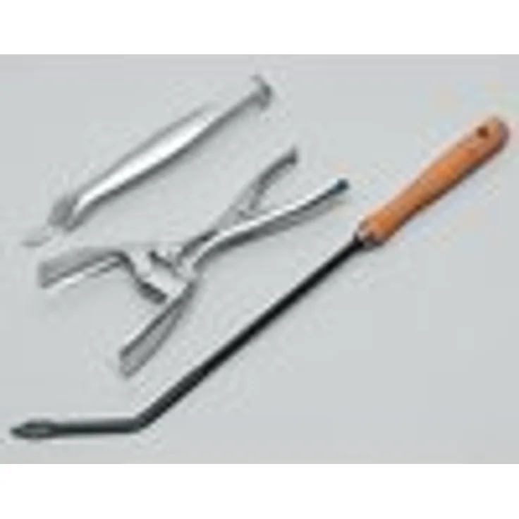Turk Grillzange, 30 cm, silber