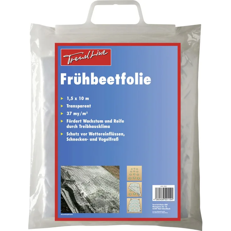 TrendLine Frühbeetfolie 1,5 x 10 m