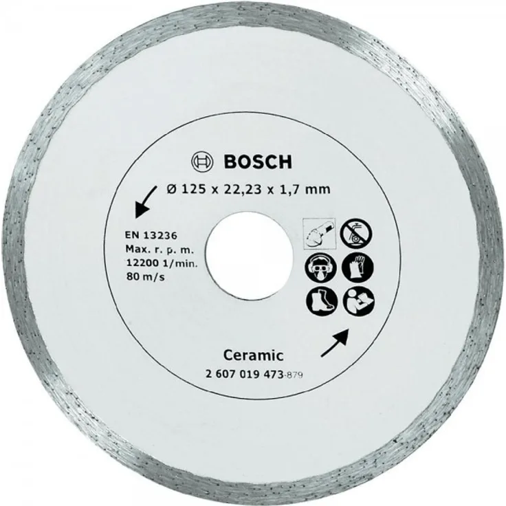 Bosch Diamanttrennscheibe für Fliesen, 125 mm, 2607019473