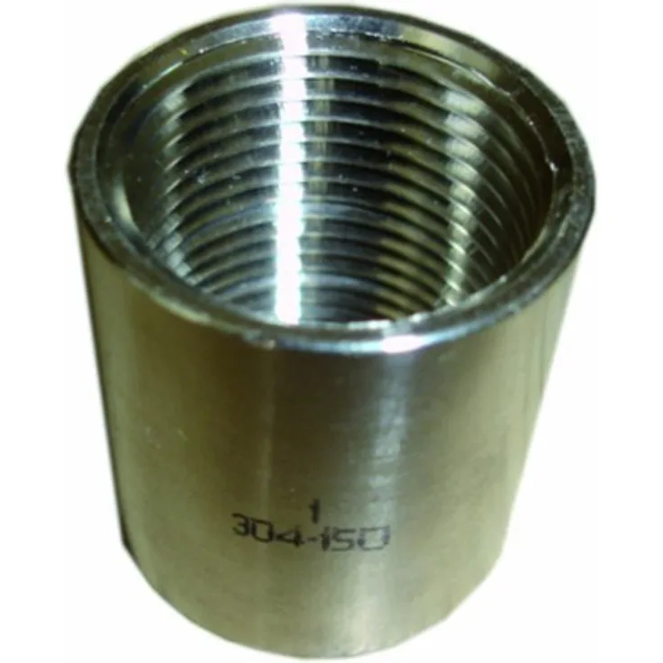 Sirocco Edelstahl Fitting V2A Muffe glatt, IG-IG, 1 Zoll Bewässerungszubehör