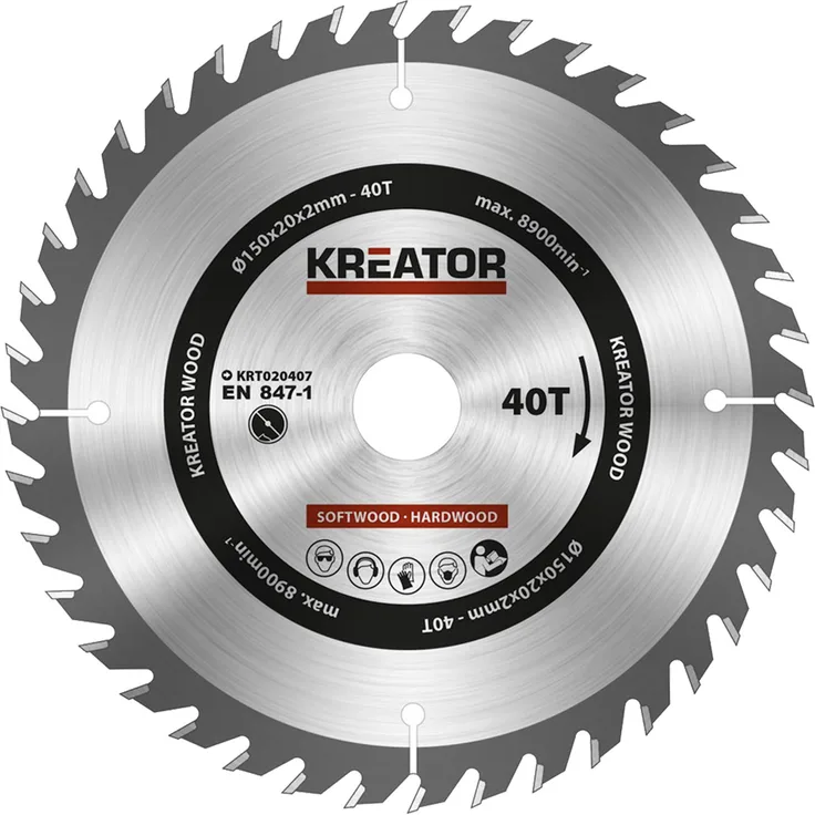 KREATOR KRT020407 KRT020407-Disco von Sierra Madera 150 mm40d