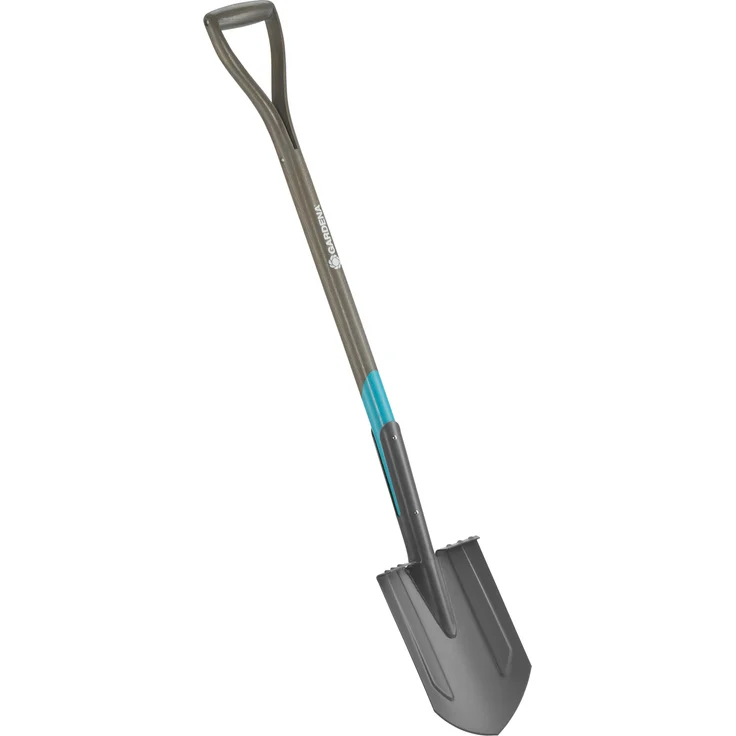 GARDENA NatureLine Spitz-Spaten: Gartenspaten mit Beschichtung zum Umgraben und Ausheben, Stiel aus FSC-zertifiziertem Eschenholz, D-Griff (17001-20) – Bild 1