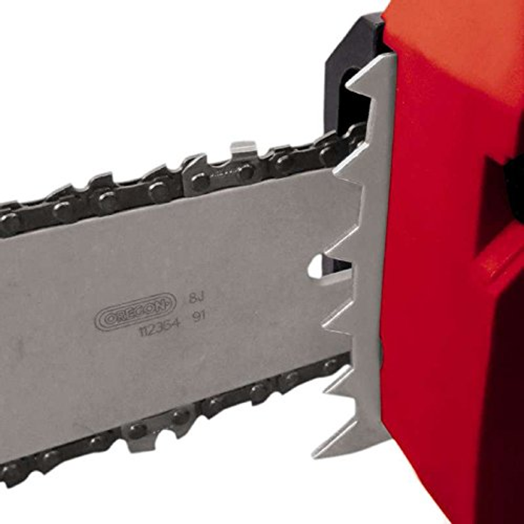 Einhell Elektro Kettensäge GE-EC 2240 - 2200 Watt, 375 mm Schnittlänge, Oregon Kette und Qualitätsschwert, Softstart, Rückschlagschutz und Kettenfangbolzen – Bild 4