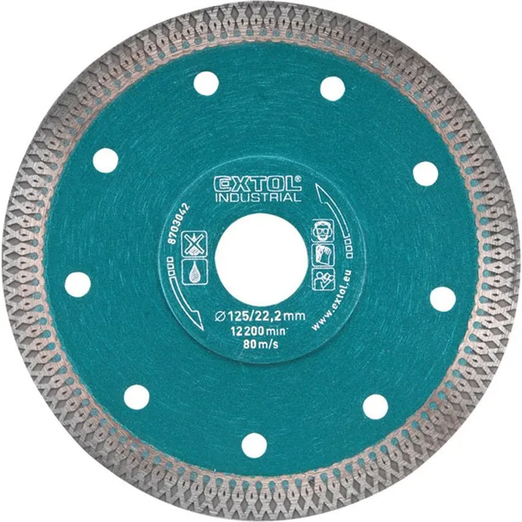 Extol Industrial Diamant-Schneidscheibe Turbo Thin Cut, 8703042