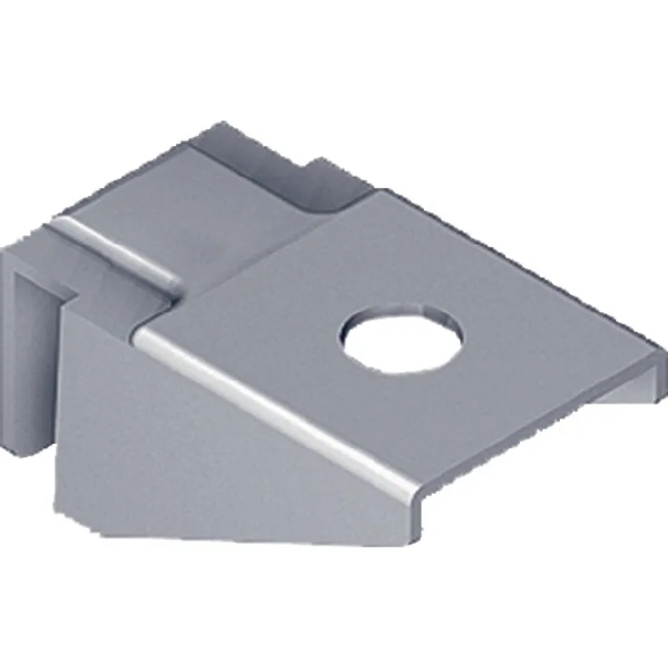 Element-System 11604-00001 Aufsteckhalter für Pro-Träger Regalträger - 1-seitig-Auflage für Holz- und Glasböden-Regalsystem