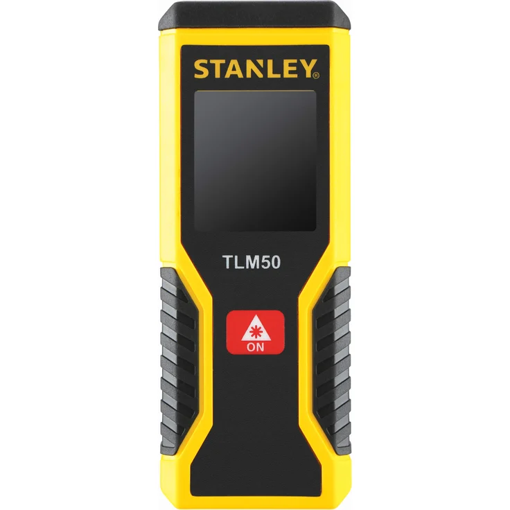 Stanley STHT1-77409 Laser-Entfernungsmesser - Distanzmesser TLM50 (mit Ein-Knopf-Klick-Messung, Messbereich 0,15 m bis 15 m, +-- 3 mm Messgenauigkeit, kompaktes Bi-Material Gehäuse) – Bild 2