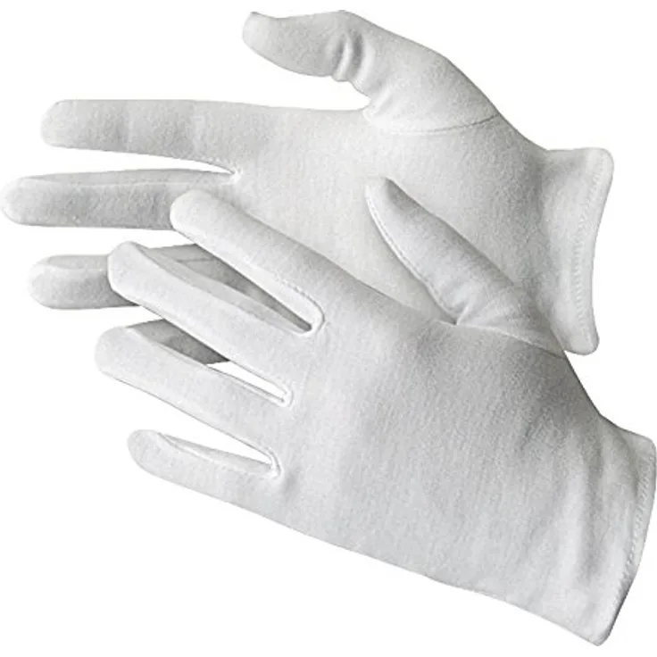 Jah 561 Baumwollhandschuh 12 Paar oekotex schwer weiß Gr. 13