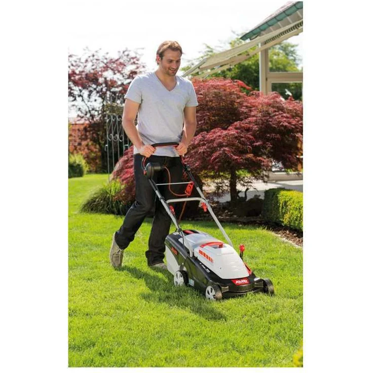 AL-KO Elektro-Rasenmäher 34 E Comfort - 34 cm Schnittbreite, 1.200 W Motorleistung, für Rasenflächen bis 300 m², Schnitthöhe 6-fach verstellbar, 37 l Fangkorb – Bild 7