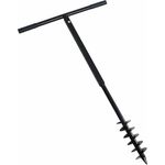 Erdlochbohrer Erdbohrer Handbohrer 85 mm Bohrer Pfahlbohrer Brunnenbohrer