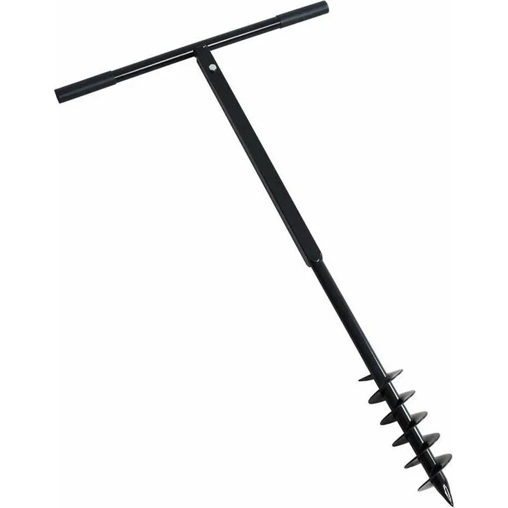 Erdlochbohrer Erdbohrer Handbohrer 85 mm Bohrer Pfahlbohrer Brunnenbohrer