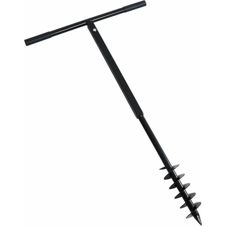 Erdlochbohrer Erdbohrer Handbohrer 85 mm Bohrer Pfahlbohrer Brunnenbohrer – Bild 1