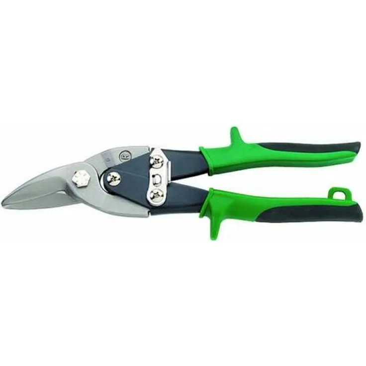 Figurenschere rechts mit Hebelübersetzung, für Edelstahlbleche geeignet, HRC 58-60, 01280240 - Freund