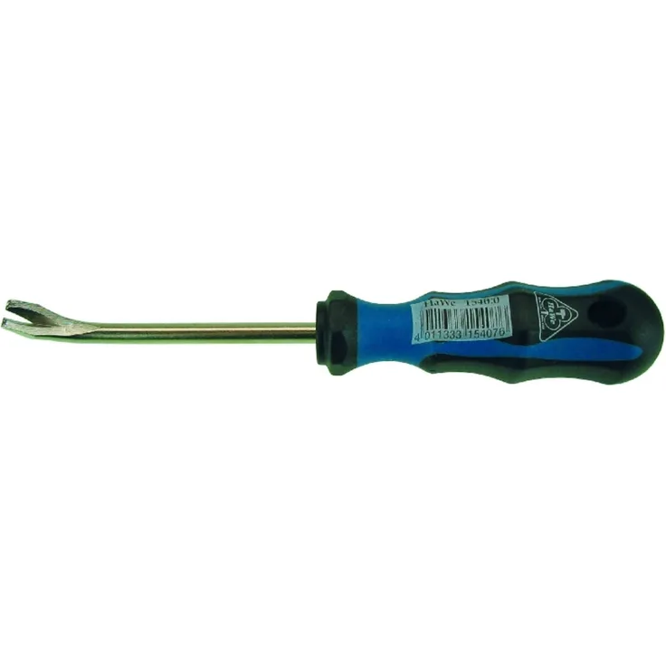 HaWe Tacksheber 1540.0 Nagelheber brüniert, Klinge aus CV-Stahl, 2-K-Heft und Loch, 220mm