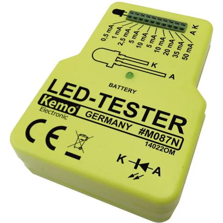Kemo M087N LED Tester Baustein 9 V-DC