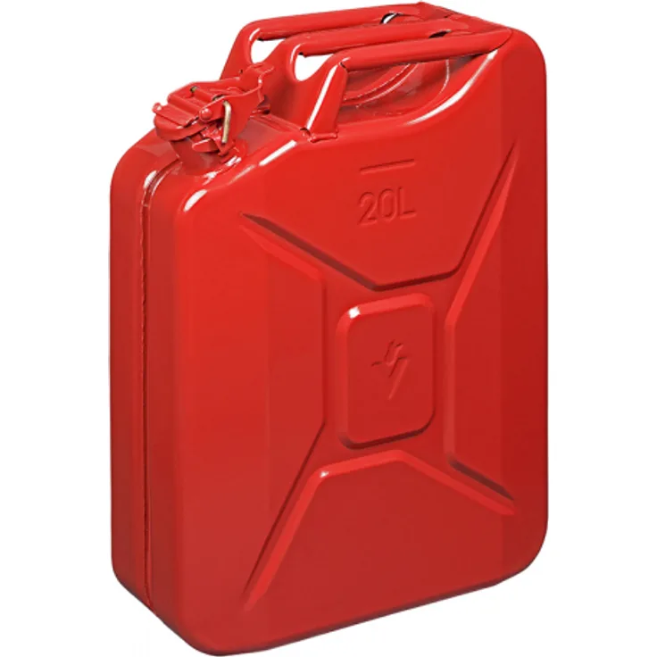Benzinkanister 20L metall rot UN- & TüV-GS-geprüft