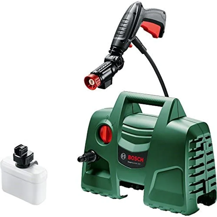 Bosch DIY EasyAquatak 100 Hochdruckreiniger 360° Düse inkl. Reinigungsmitteltank, 5 m Kabel, 3 m Schlauch, Karton, 1100 Watt, Druck: 100 bar, max. 330 l/h – Bild 1