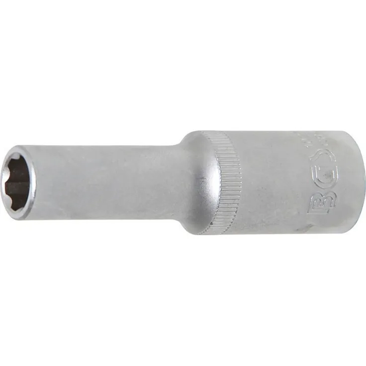 BGS 10270 Steckschlüssel-Einsatz Super Lock, tief 12,5 mm (1-2'') SW 10 mm lang Wellenprofil CV-Stahl