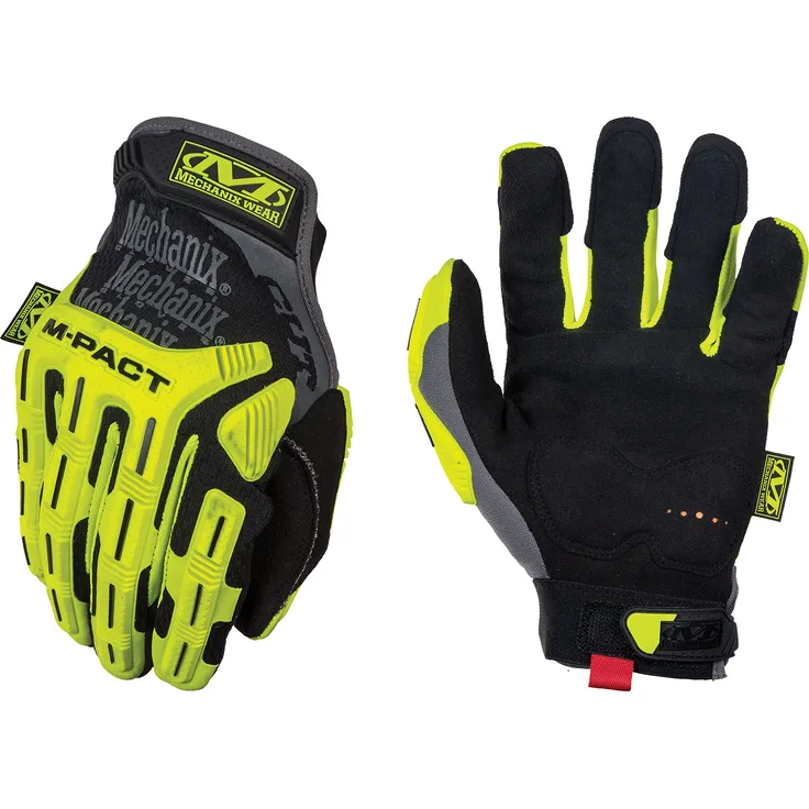 Mechanix Wear M-Pact (CR5, SMP-C91-011, Hi-Viz Gelb, XL