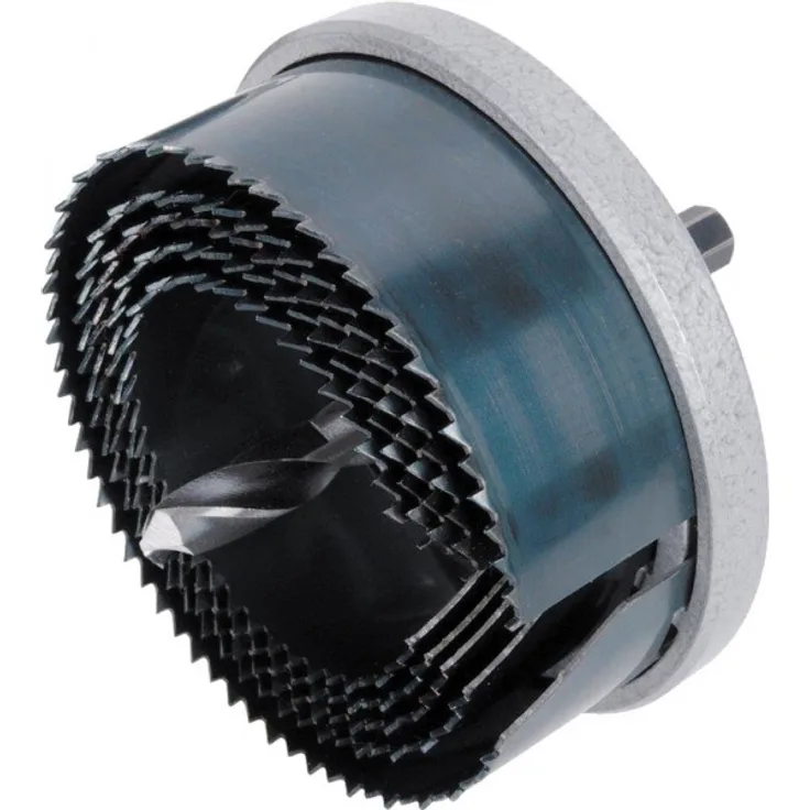 Wolfcraft 2162000 Standart-Kreissäge für Holz, Schichtputz Ø 60,68,74,81,95 mm, Schnitttiefe: 33 mm