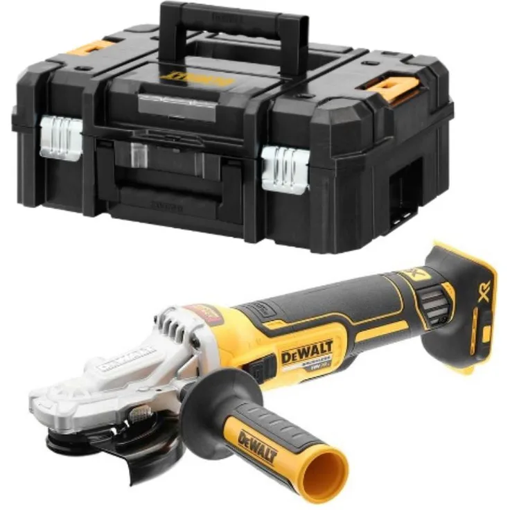 DeWalt 18V Akku-Flachkopf Winkelschleifer DCG405FNT 125mm, ohne Akku ohne Ladegerät 125 mm Akku