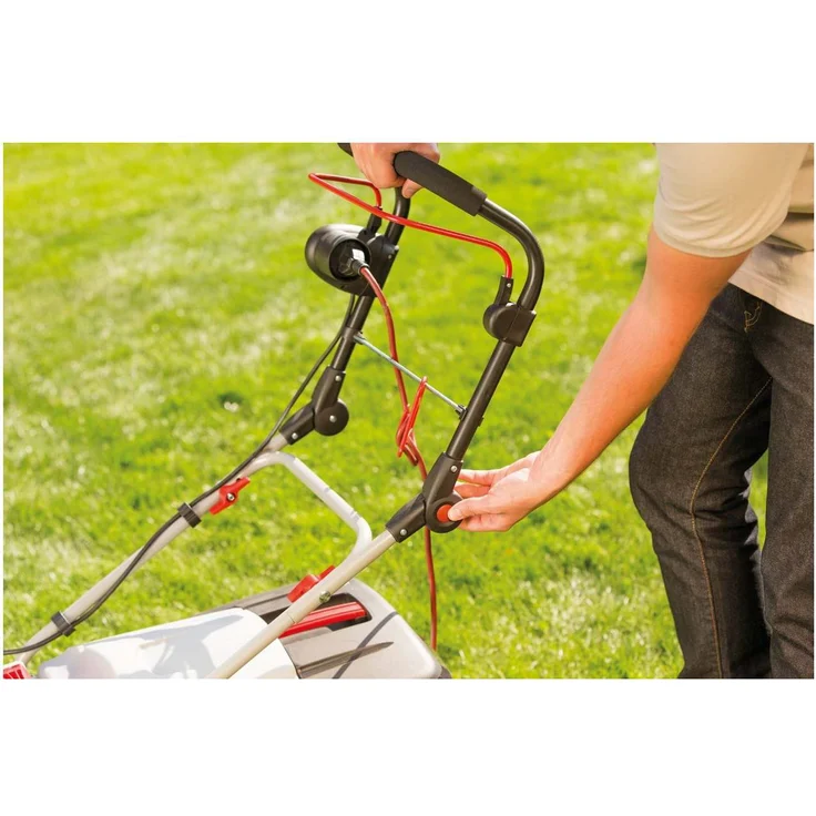 AL-KO Elektro-Rasenmäher 34 E Comfort - 34 cm Schnittbreite, 1.200 W Motorleistung, für Rasenflächen bis 300 m², Schnitthöhe 6-fach verstellbar, 37 l Fangkorb – Bild 3