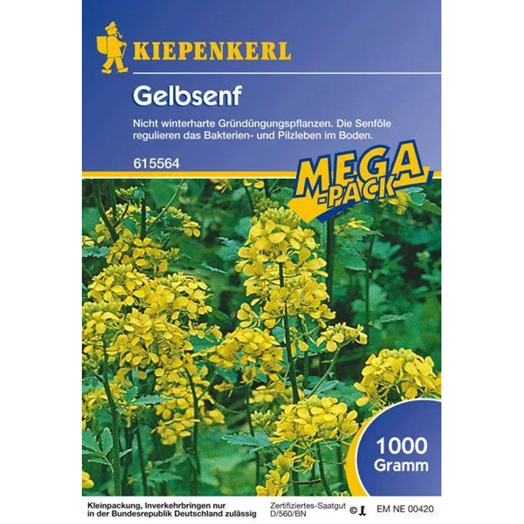 Kiepenkerl Gelbsenf Gründünger 1kg