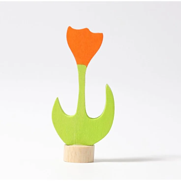 Steckfigur orangene Tulpe - GRIMMS 03670