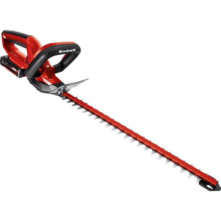 Einhell Akku Heckenschere GE-CH 1846 Li Set Power X-Change (Lithium Ionen, 18 V, 460 mm Schnittlänge, 15 mm Zahnabstand, inkl. 2,0 Ah Akku und Ladegerät) – Bild 1