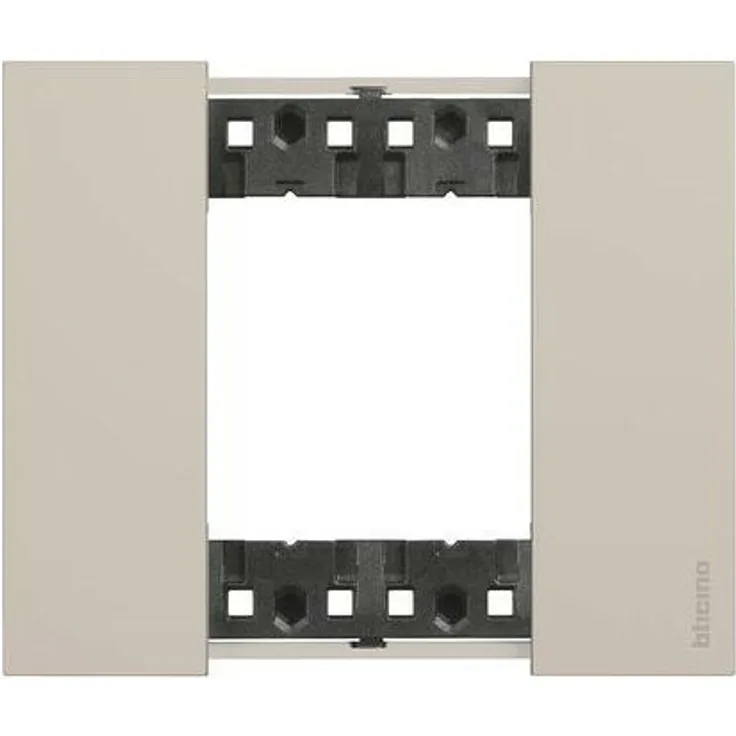Bticino Living Now Platte, 2 Module, Farbe: Sand KA4802KM