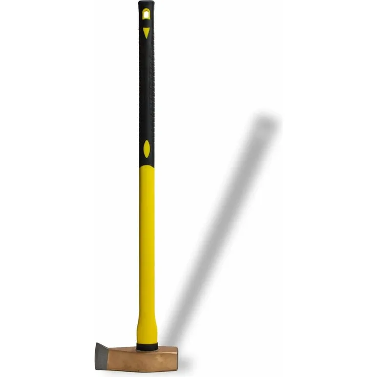 Spalthammer Spaltaxt 3 kg mit Fiberglas Stiel Holzaxt Axt 90 cm Spaltbeil