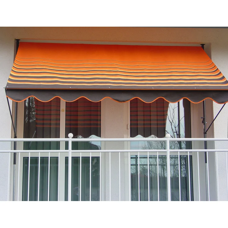Klemmmarkise Exklusiv 350 cm Nr. 200 braun – Bild 1
