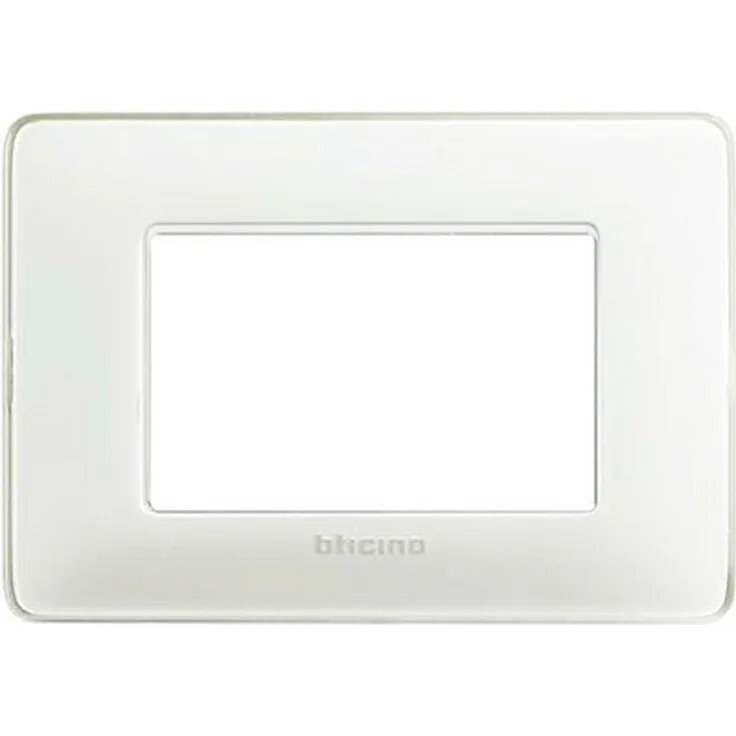 Bticino Matix Abdeckrahmen 3 Module Farbe Eis AM4803CBN