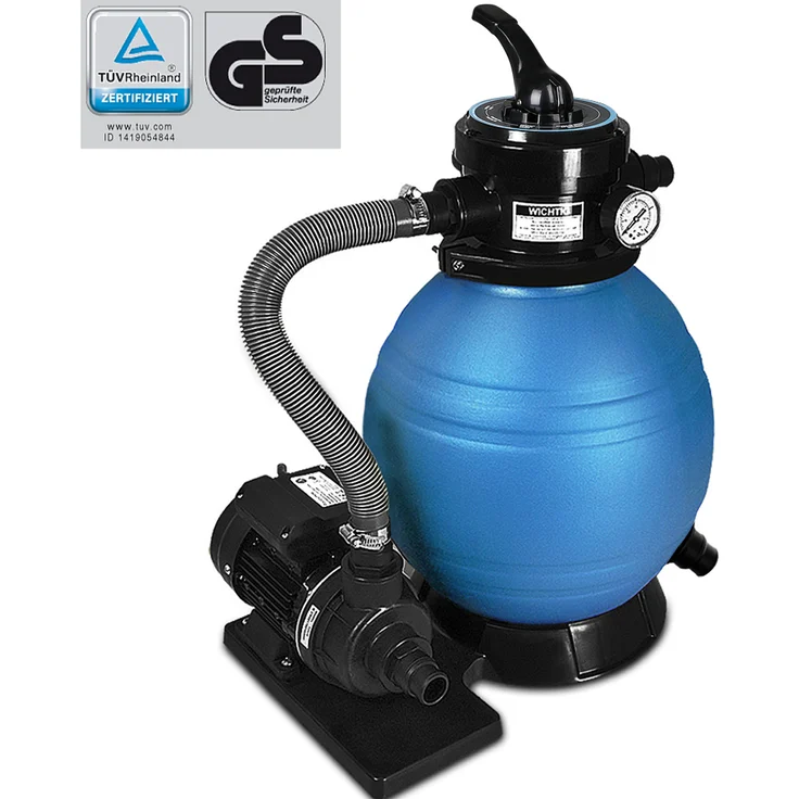 Deuba Sandfilter Sandfilteranlage 10 m³/h - Poolfilter Filteranlage Filterkessel – Bild 1