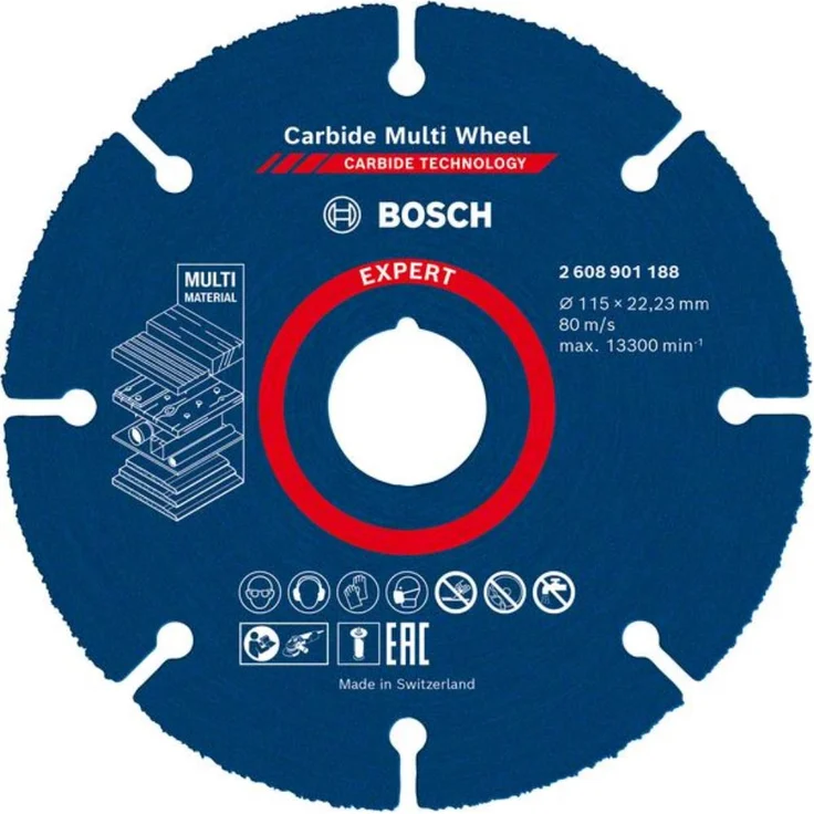 Expert Carbide Multi Wheel Trennscheibe, 115 mm, 22,23 mm – Bild 1