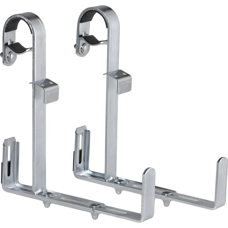 Alba Krapf Blumenkastenhalter Satz verz. Blumenkasten-Halter (RR-3V), Silber