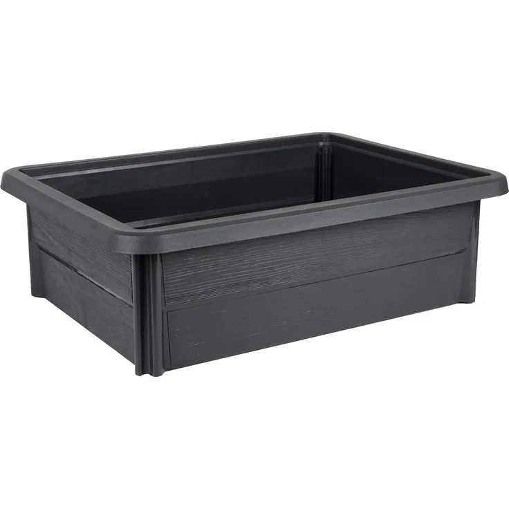 EDA Plastiques Veg&Table Garden Gartengarten, Anthrazit