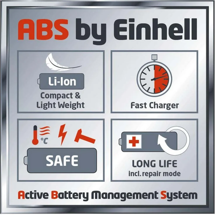 Einhell Akku-Rasentrimmer GE-CT 18 Li-Solo Power X-Change (Li-Ion, 18 V, 24 cm Schnittbreite, 8.500 U-min, dreh- und neigbarer Motorkopf, Flowerguard, ohne Akku und Ladegerät) – Bild 7