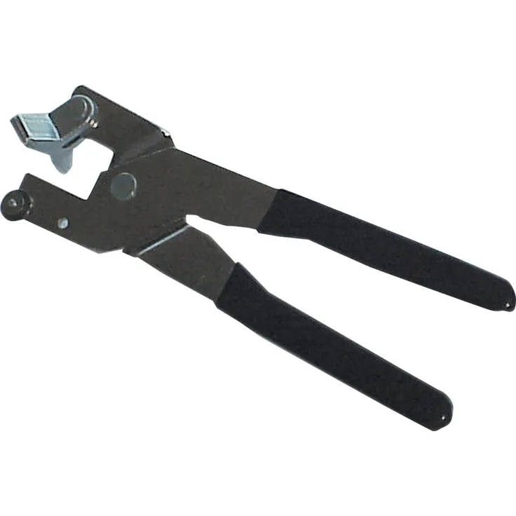 Haromac 01302310SB Fliesenschneid-und Brechzange EASY, 210 mm, mit auswechselbarem Hartmetall-Rädchen, T-Brechwinkel und Kunststoffgriffe
