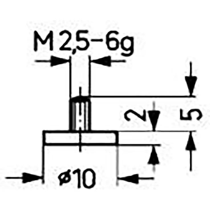 Käfer Messeinsatz Stahl Abb.11/20 0mm