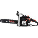 NAX POWER PRODUCTS 200C Motor 37 cm3 1,2kW Führungsschiene 14'' 35cm Anti-Rückschlag-System Low Kickback Briggs & Stratton Lizenzware Benzin-Säge Kettensäge, Schwarz