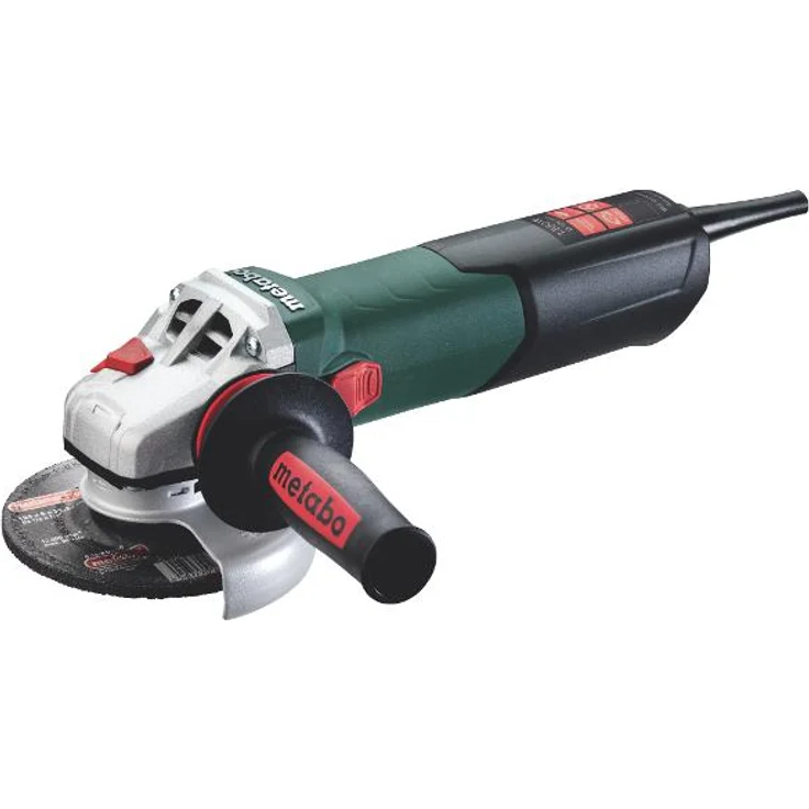 Metabo 600468000 Winkelschleifer WEV 15-125 Quick Scheiben-Ø: 125 mm, 1550 W, materialgerechte Drehzahlanpassung, Werkzeug-Schnellwechsel-Funktion – Bild 1