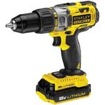 Stanley FMC625D2 Schlagbohrschrauber FatMax FMC625D2-QW,18 V, mit Koffer,108 W,Schwarz,Gelb