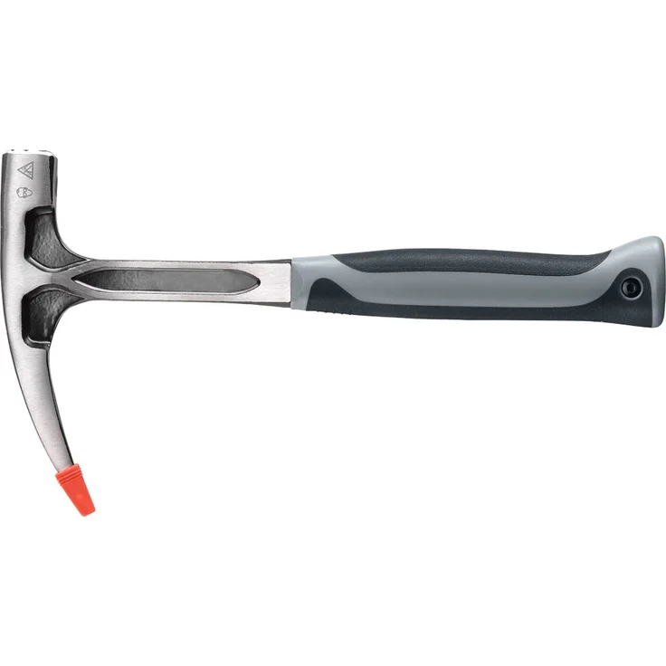 KWB Latten-Hammer mit magnetischem Nagel-Halter, schwarz-rot