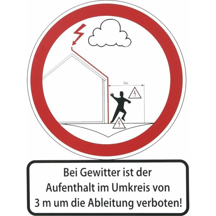 DEHN Hinweisschild 210x297 Al 480 699