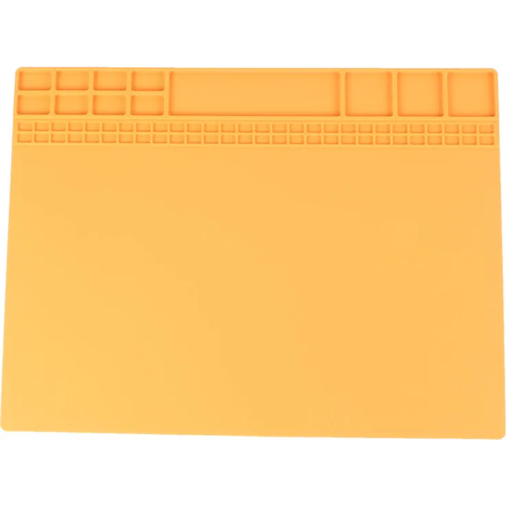 Lötmatte Silikon 30x40 cm hitzebeständig bis 550°C (Lötunterlage) - Weldinger