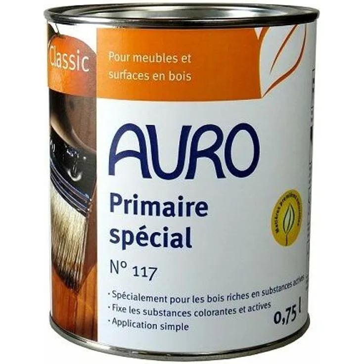 Spezialgrundierung für Holz 0,75L - N°117 - - Auro