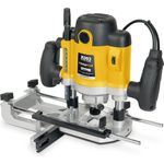 Powerplus POWX093 Elektro-Oberfräse 1500 W 6000-26000 RPM Schwarz, Gelb - Elektro-Oberfräsen (230-240 V, 50 Hz, AC)