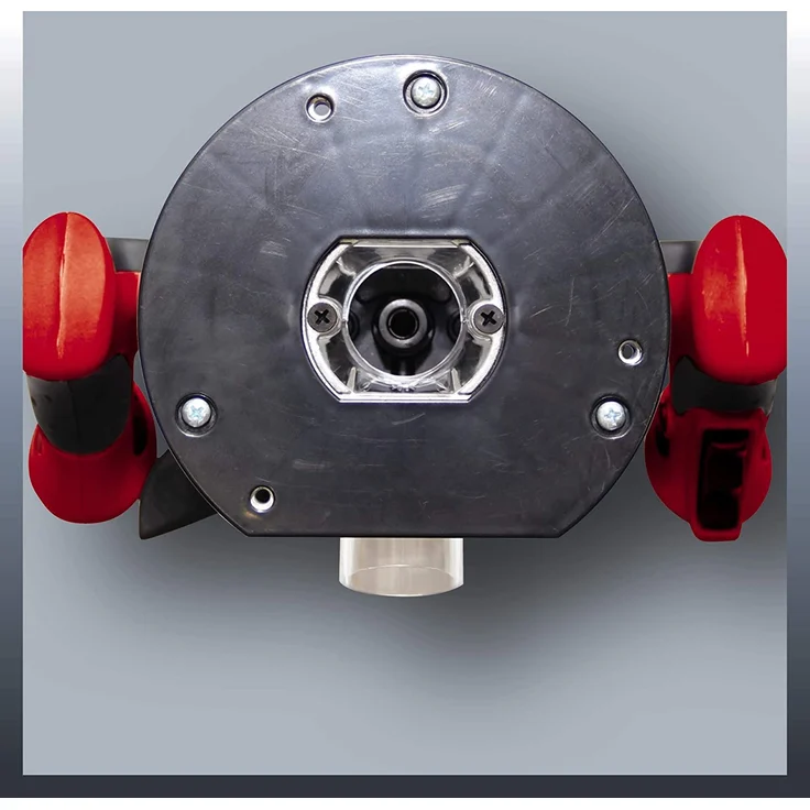 Einhell Oberfräse TE-RO 1255 E (1200 W, Spannzange Ø 6 und 8 mm, 55 mm Hubhöhe, elektronische Drehzahlregulierung, Spindelarretierung, einfacher Werkzeugwechsel) – Bild 7