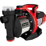 Scheppach GP1300 Jet Hauswasserpumpe 1300W - 5400l/h Fördermenge 5bar Förderdruck 8m Ansaughöhe - 50m Förderhöhe inkl. Tragegriff Brunnenpumpe Bewässerungspumpe Regenwasser Hauswasserpumpe