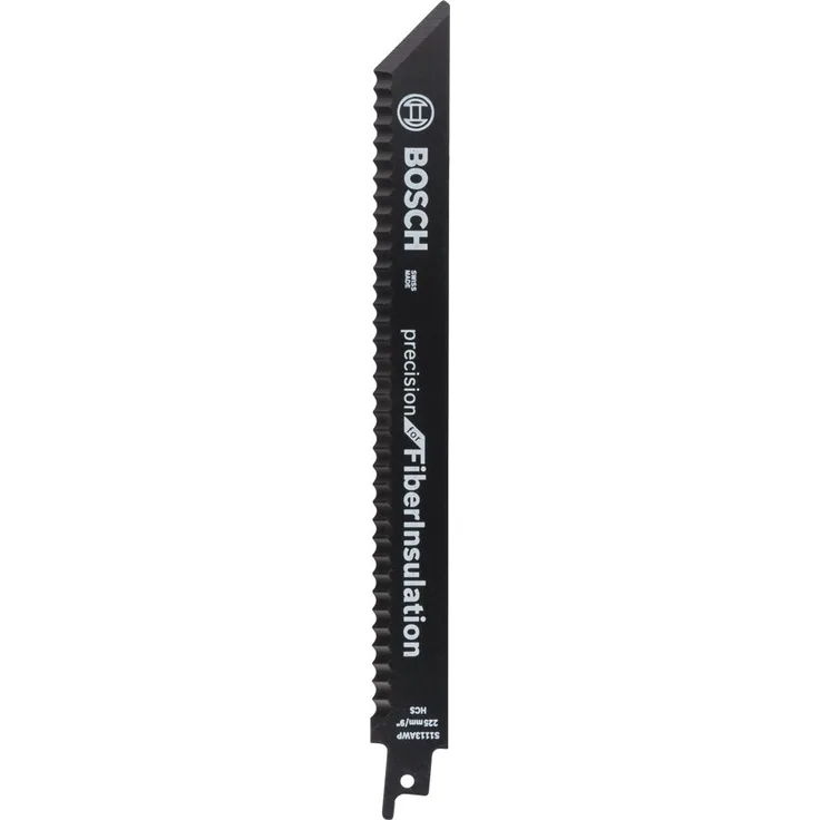 Bosch Professional 2 Stück Säbelsägeblatt S 1113 AWP Precision for Fiber Insulation (Faserdämmstoffe, 225 x 22 x 1,5 mm, Zubehör Säbelsäge)